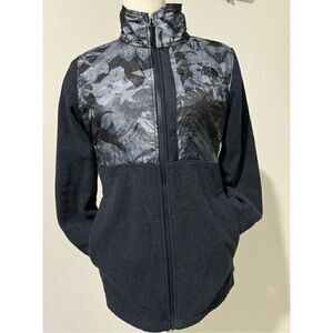 The North Face 200 tundra Denali fleece blue floral camo  jacket M
